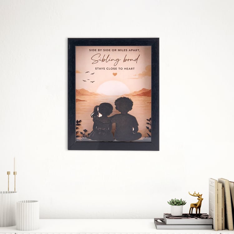 Bandhan Eden Sibling Bond Picture Frame with Rakhi