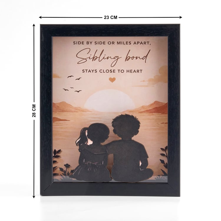 Bandhan Eden Sibling Bond Picture Frame with Rakhi
