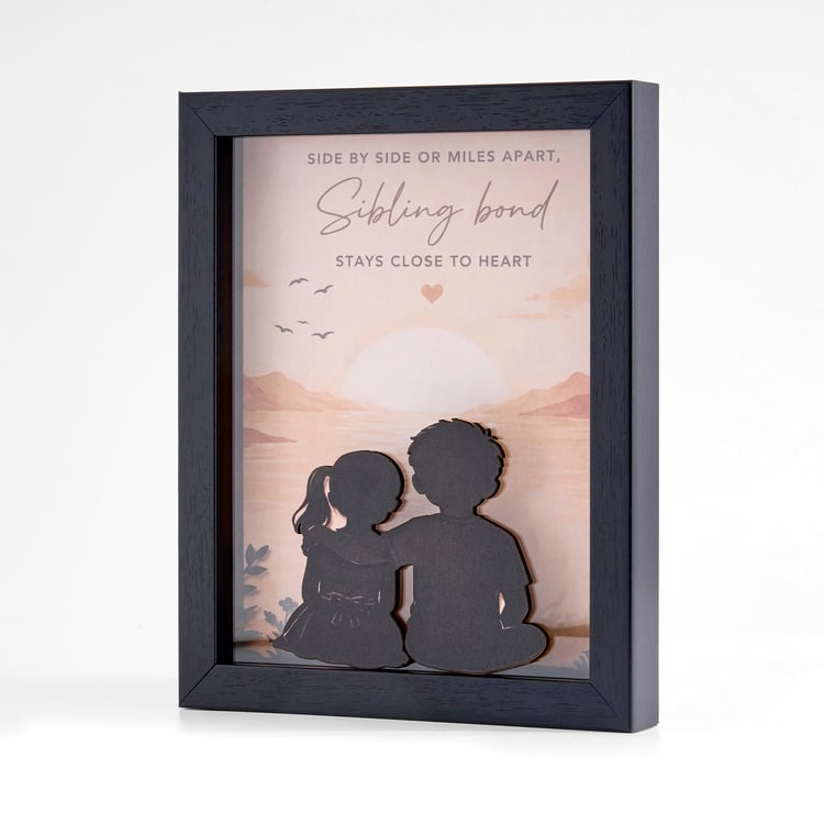 Bandhan Eden Sibling Bond Picture Frame with Rakhi