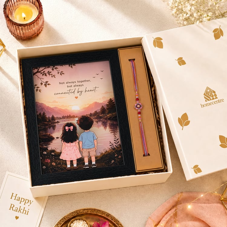 Bandhan Eden Picture Frame with Rakhi