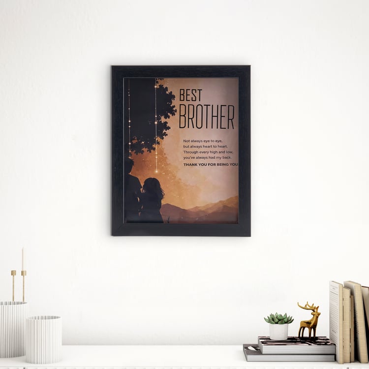 Bandhan Eden Best Brother Picture Frame with Rakhi