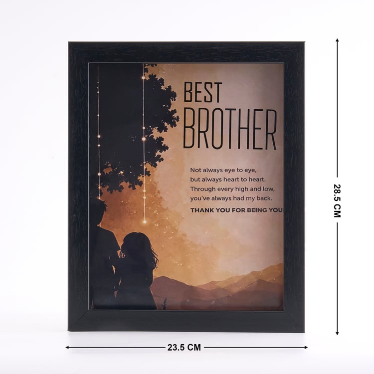 Bandhan Eden Best Brother Picture Frame with Rakhi