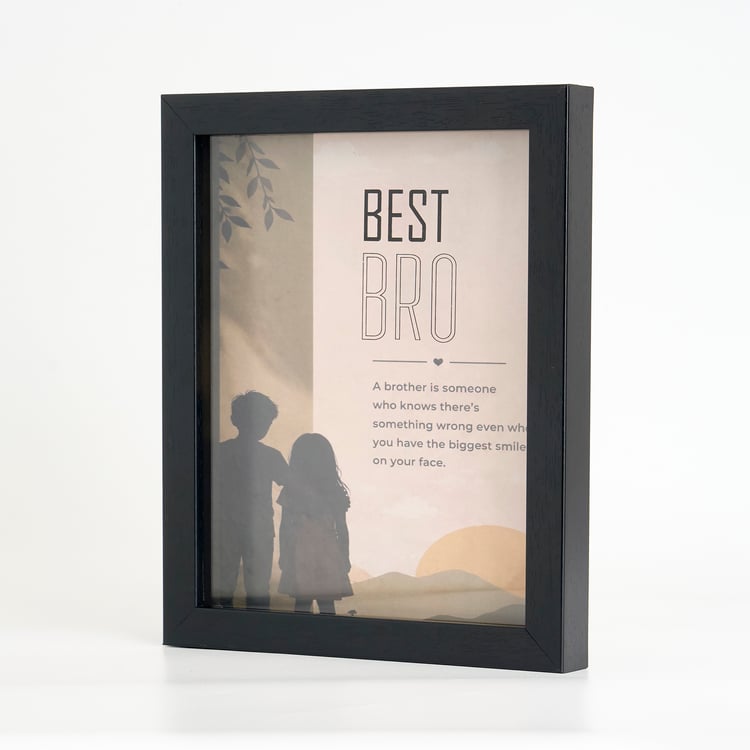 Bandhan Eden Best Brother Picture Frame with Rakhi