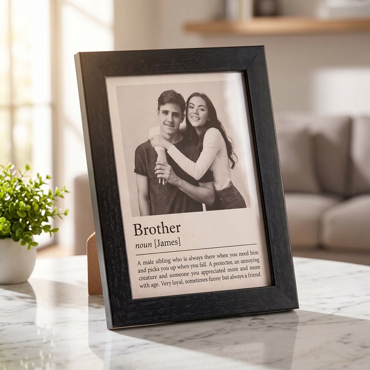Bandhan Eden Best Brother Photo Frame with Rakhi