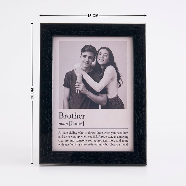 Bandhan Eden Best Brother Photo Frame with Rakhi