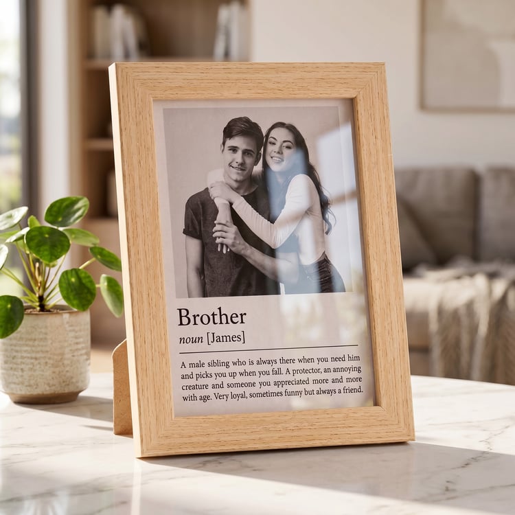 Bandhan Eden Best Brother Photo Frame with Rakhi
