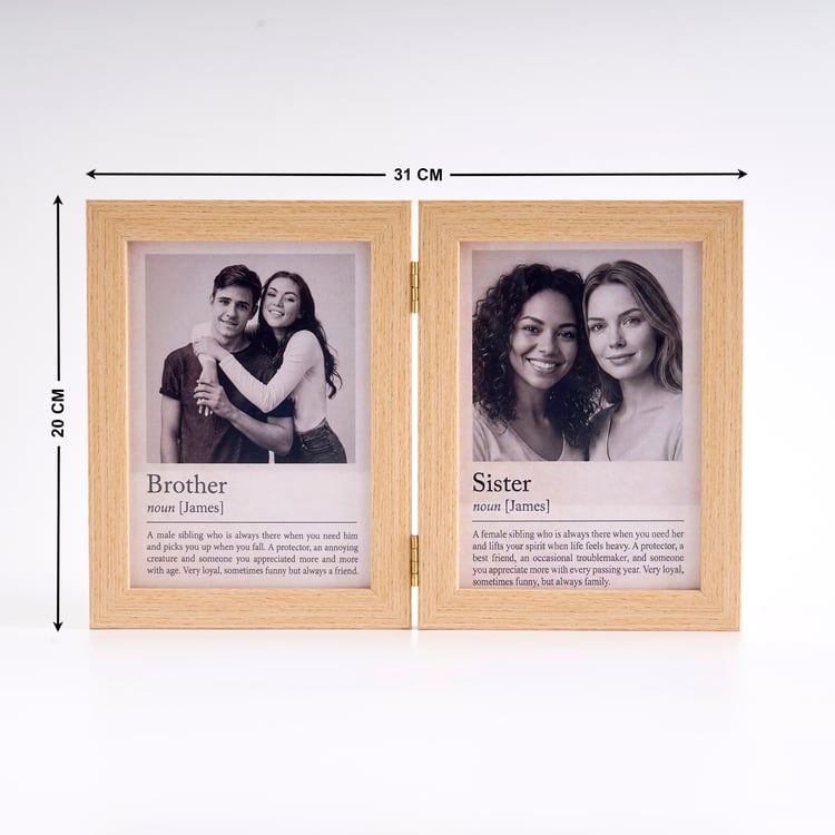 Bandhan Eden Foldable Photo Frame with Rakhi