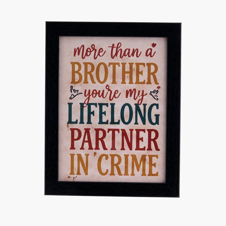 Bandhan Eden Set of 5 Brother Picture Frames with Plaques