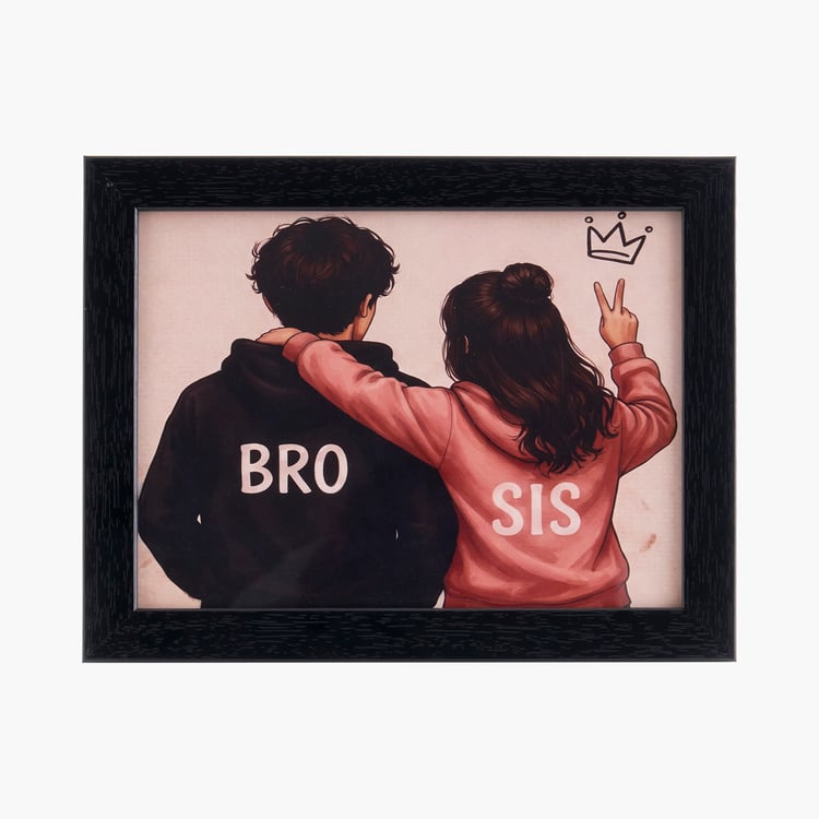 Bandhan Eden Set of 4 Brother Picture Frames with Plaques