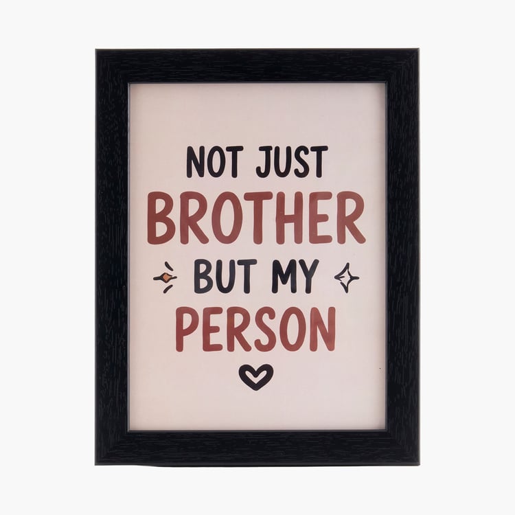 Bandhan Eden Set of 4 Brother Picture Frames with Plaques
