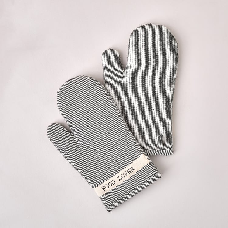 Boxed Love 3Pcs Cotton Blend Apron and Mitten Set