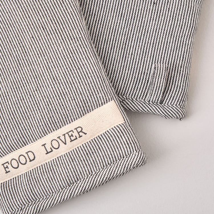 Boxed Love 3Pcs Cotton Blend Apron and Mitten Set