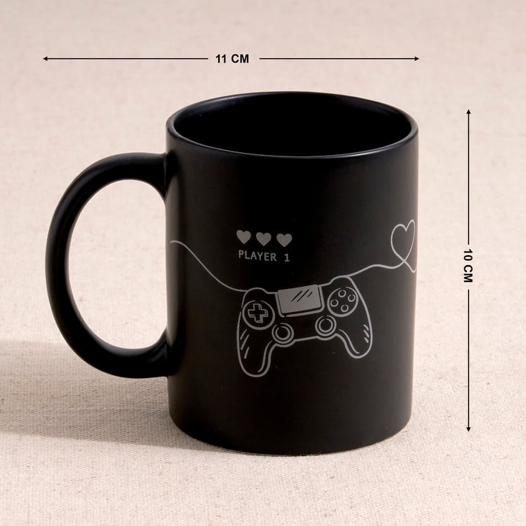 Boxed Love Game Big Set of 2 Porcelain Mugs - 340ml