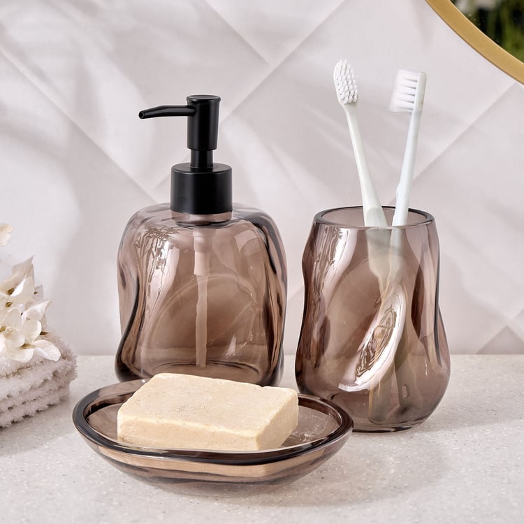 Aubree Bathlux Glass Soap Dish
