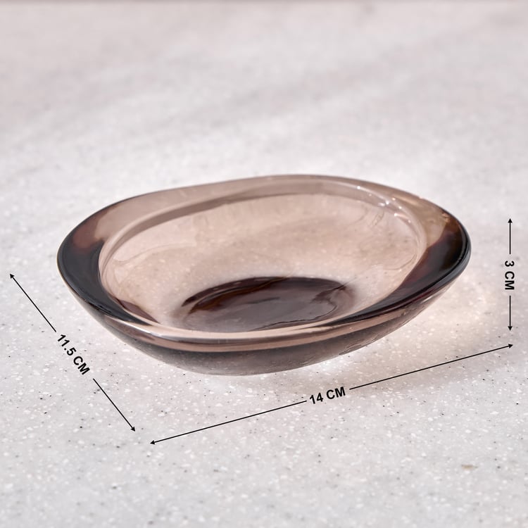 Aubree Bathlux Glass Soap Dish