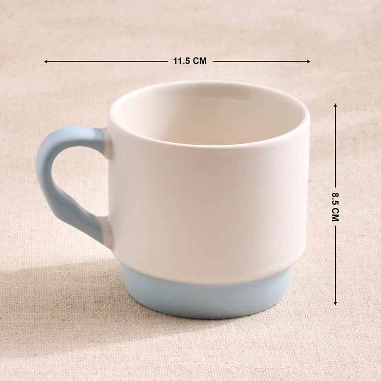 Blooming Stack Set of 2 Bone China Floral Print Mugs - 295ml
