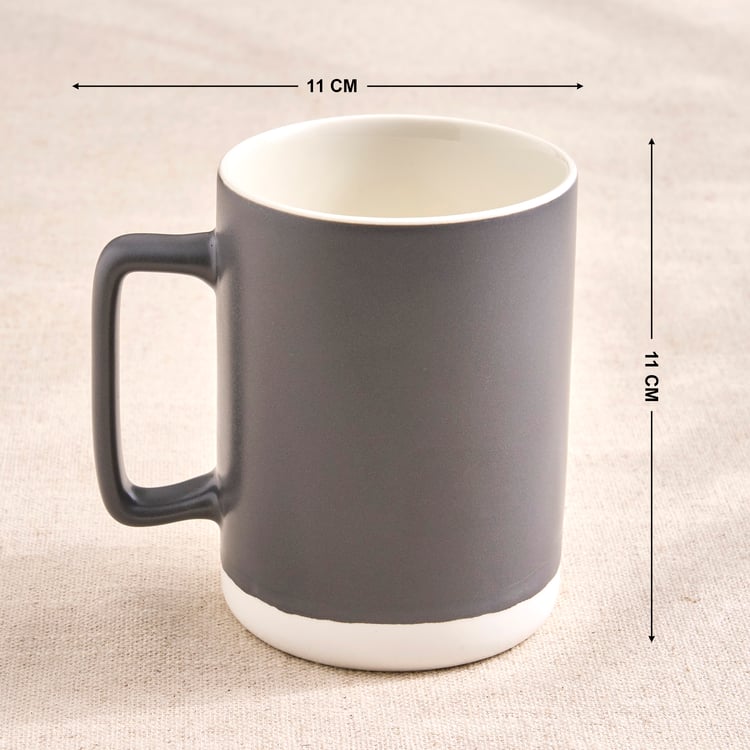 Musing Enjoy Life Set of 2 Bone China Printed Mugs - 395ml