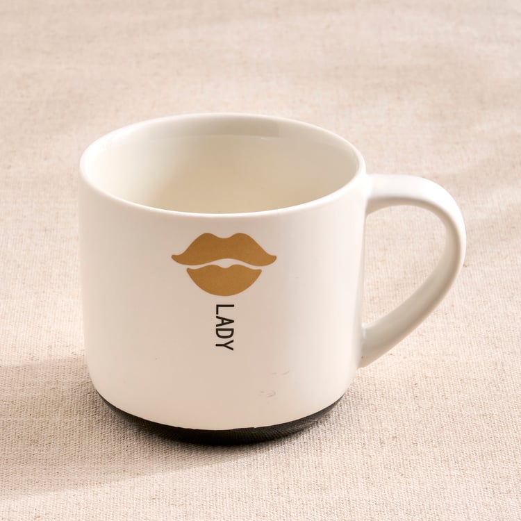 Musing Set of 2 Printed Bone China Mugs - 410ml