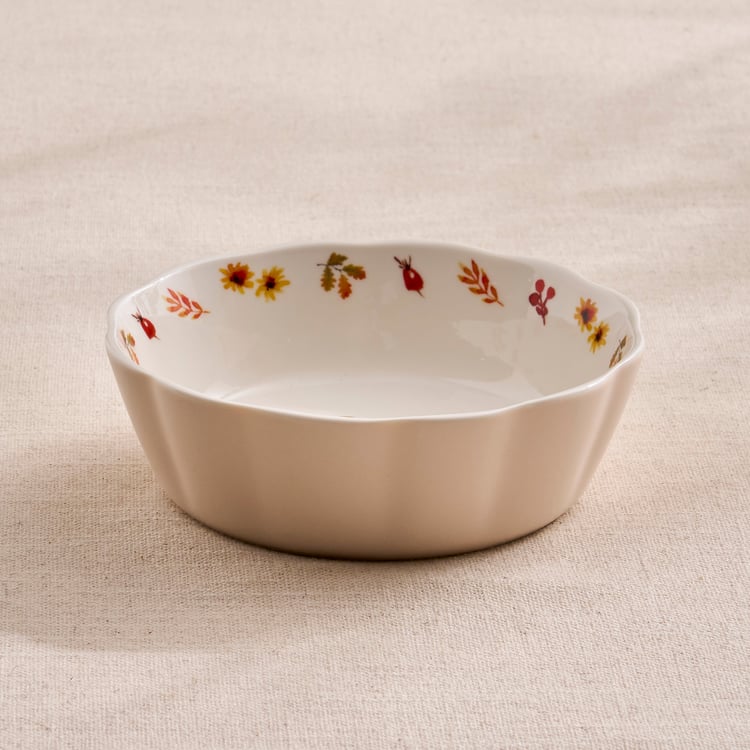 Blooming Autumn Set of 2 Bone China Bowls - 320ml