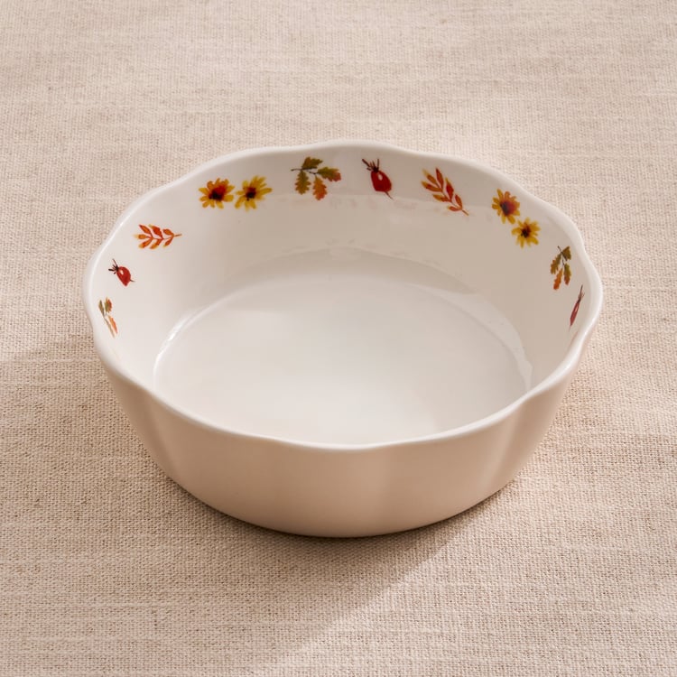 Blooming Autumn Set of 2 Bone China Bowls - 320ml