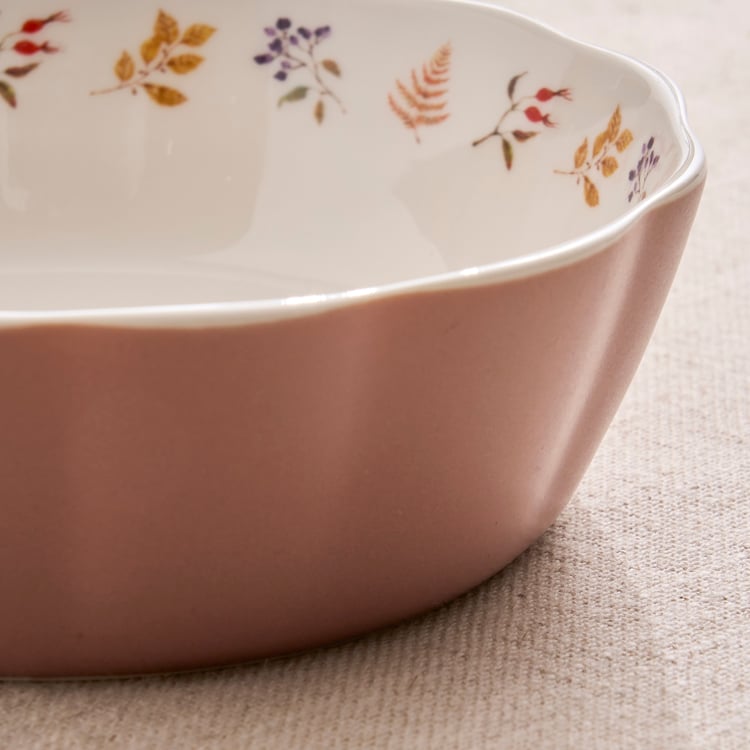 Blooming Autumn Set of 2 Bone China Bowls - 320ml