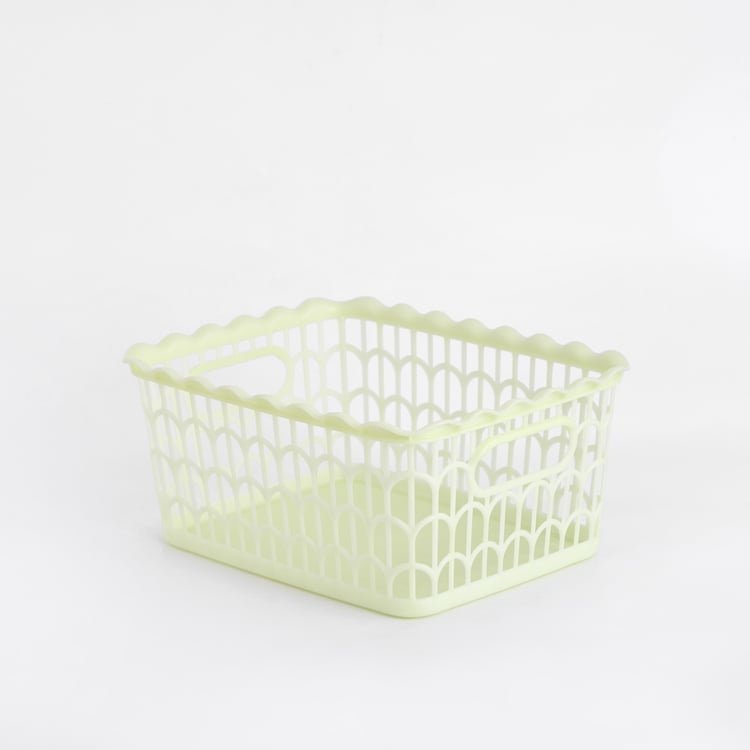 Corsica Polypropylene Scallop Basket - Small