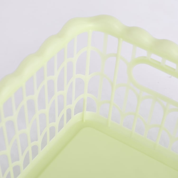Corsica Polypropylene Scallop Basket - Small