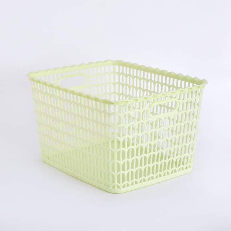 Corsica Polypropylene Scallop Basket - Large