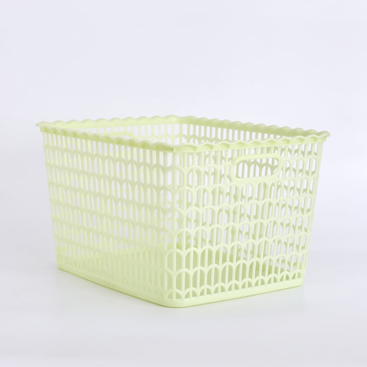 Corsica Polypropylene Scallop Basket - Large
