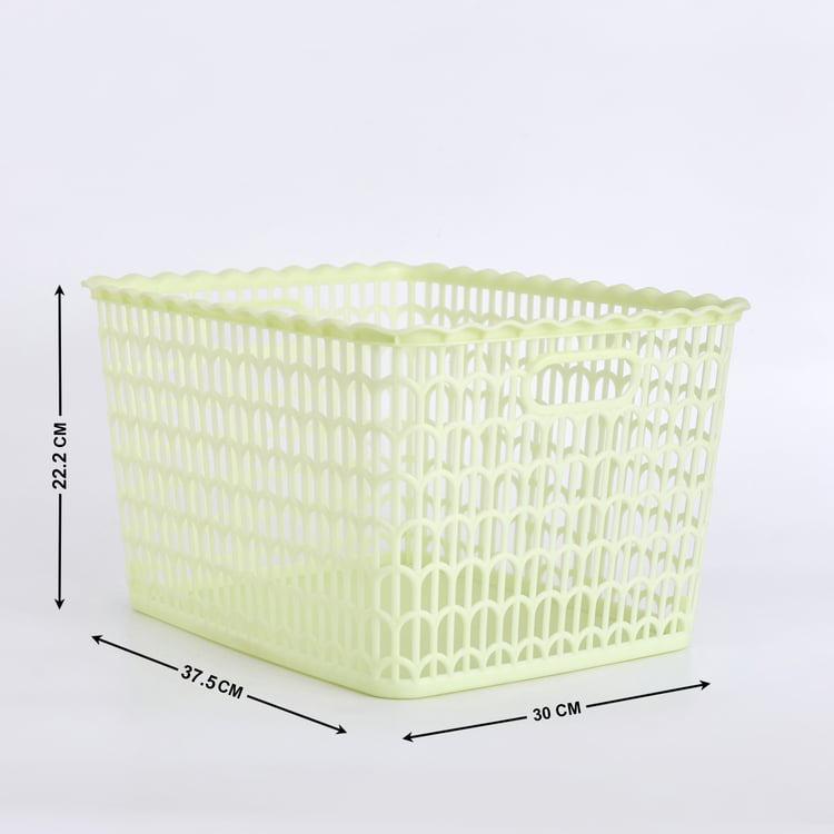 Corsica Polypropylene Scallop Basket - Large