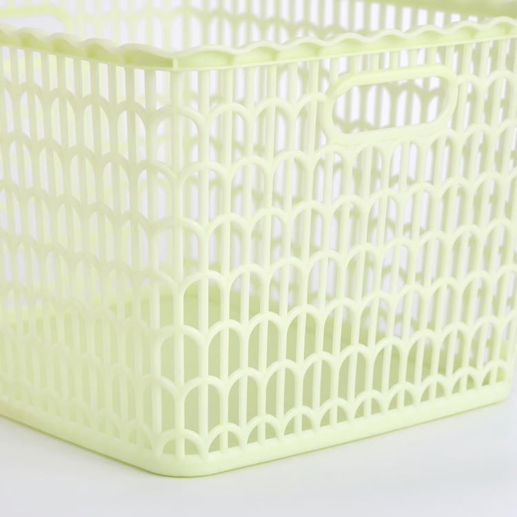 Corsica Polypropylene Scallop Basket - Large