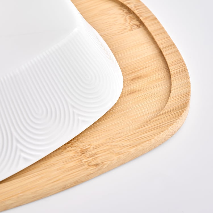 Natural Edit Porcelain Butter Dish