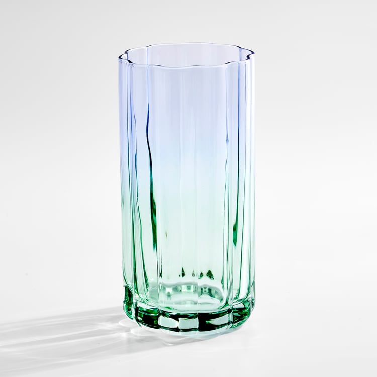 Wexford Trendy Ombre Flower Set of 4 Highball Glasses - 440ml