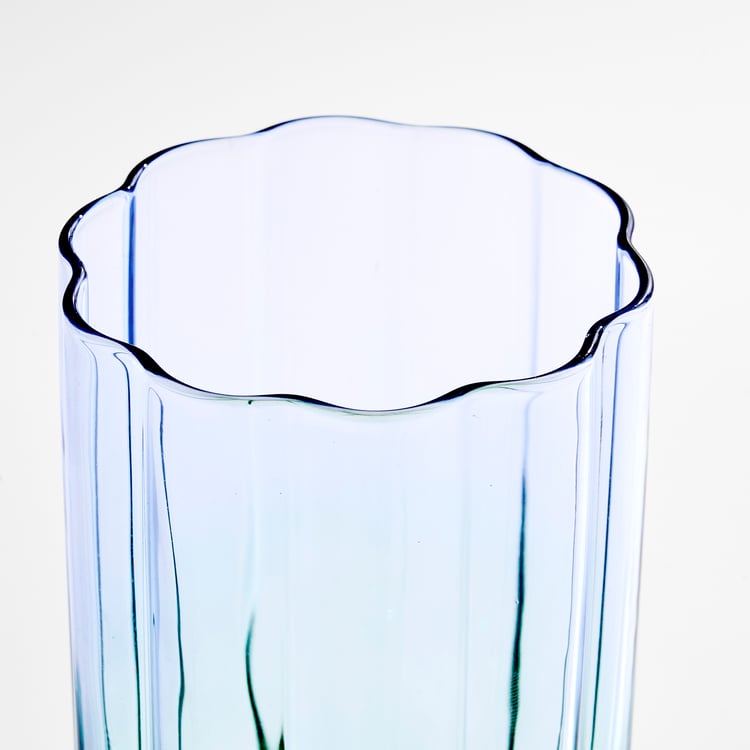 Wexford Trendy Ombre Flower Set of 4 Highball Glasses - 440ml