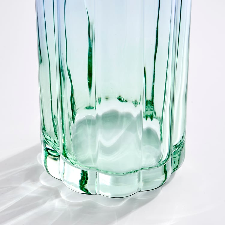 Wexford Trendy Ombre Flower Set of 4 Highball Glasses - 440ml
