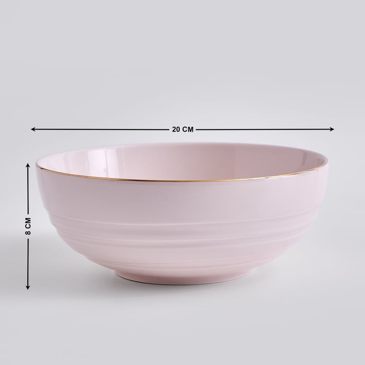 Feather Stone Porcelain Serving Bowl - 1.6L