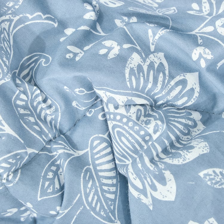 Chime Floral Cotton 4Pcs Printed Double Bed-In-A-Bag Set