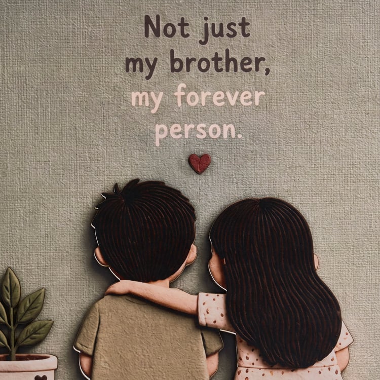 Bandhan Eden Brother Picture Frame - 50x50cm