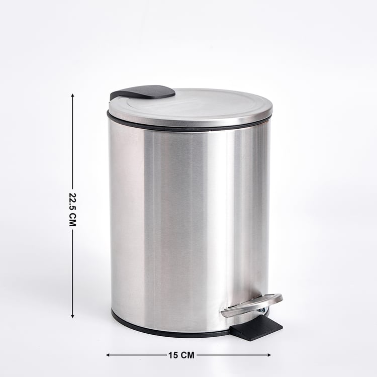 Sedona Stainless Steel Pedal Bin - 3L