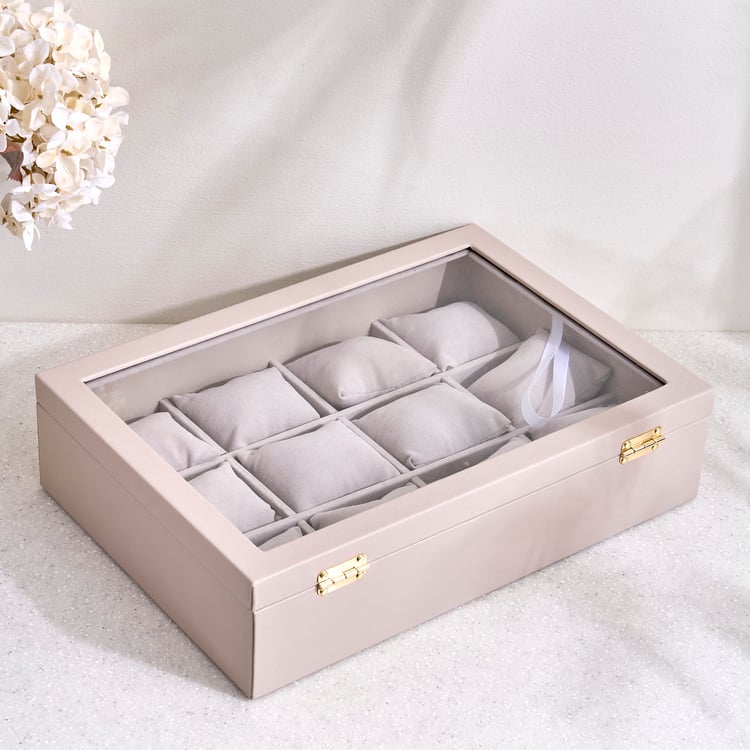 Orion Tweak Wooden 12-Compartment Jewellery Box