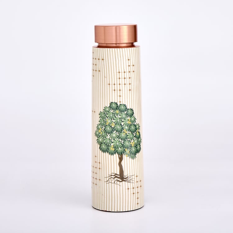 Infinity Rakhi Copper Printed Water Bottle - 950ml