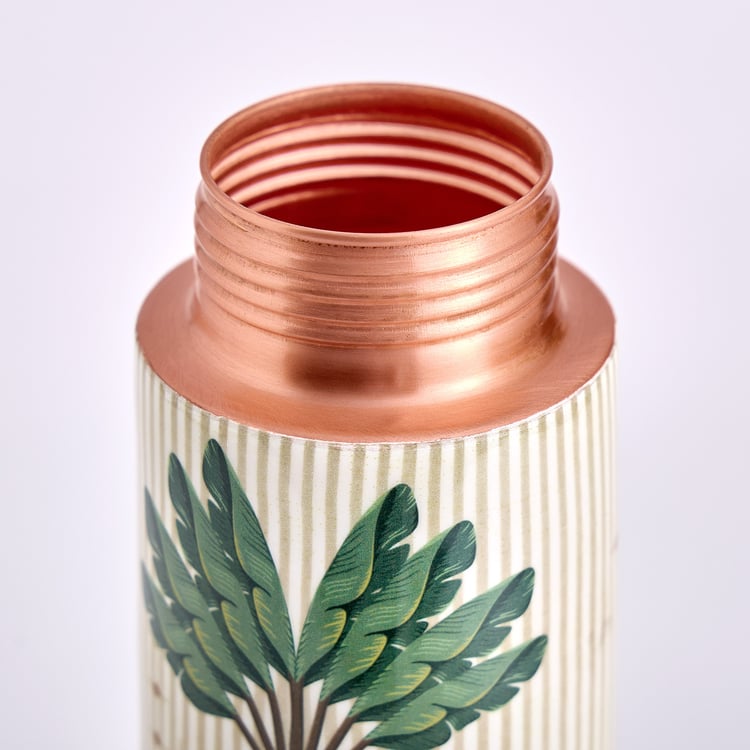 Infinity Rakhi Copper Printed Water Bottle - 950ml