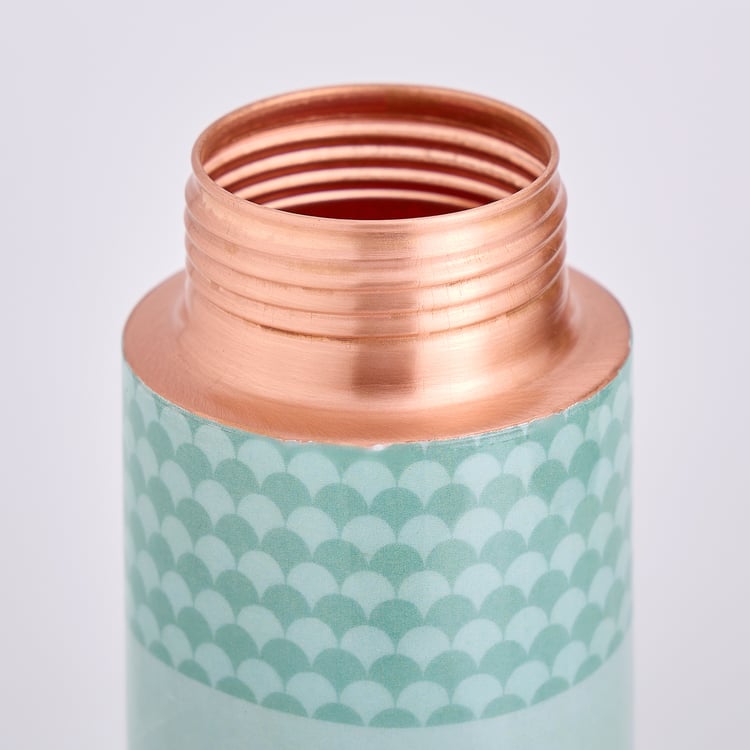 Infinity Rakhi Copper Printed Water Bottle - 950ml