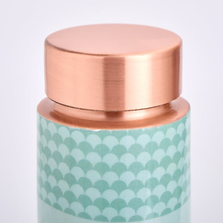 Infinity Rakhi Copper Printed Water Bottle - 950ml