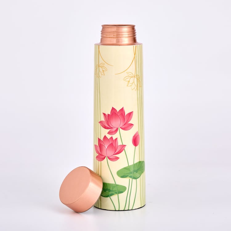 Infinity Rakhi 3Pcs Copper Water Bottle with Tumbler Set