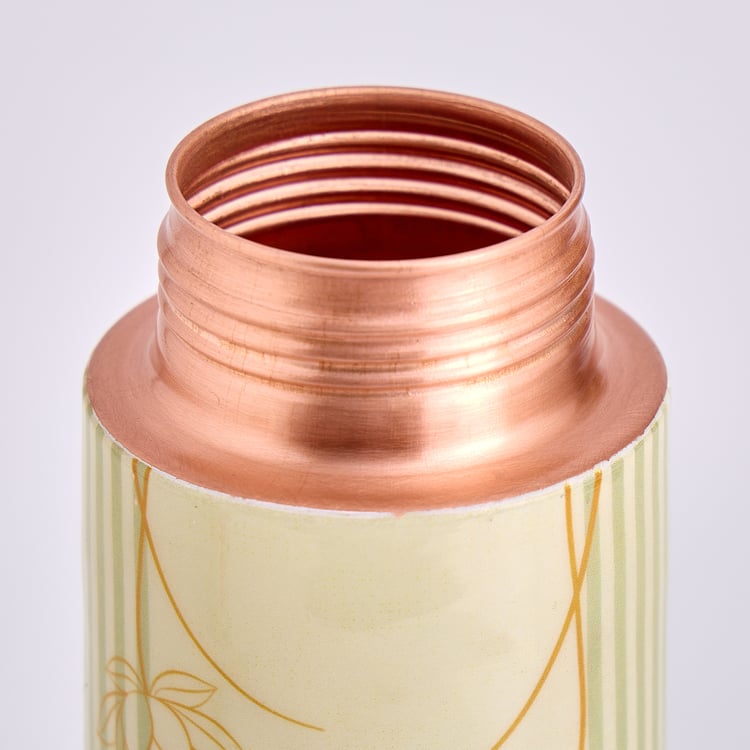 Infinity Rakhi 3Pcs Copper Water Bottle with Tumbler Set