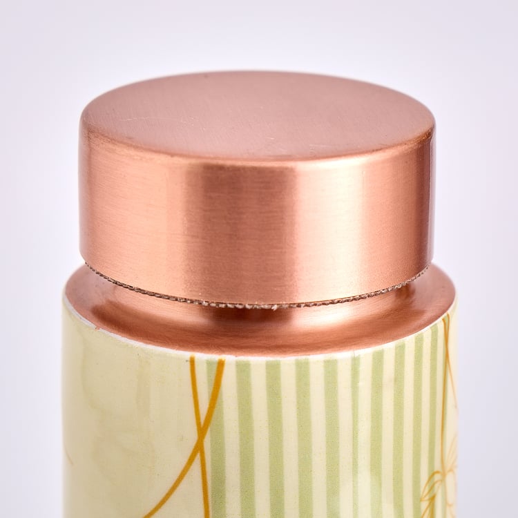 Infinity Rakhi 3Pcs Copper Water Bottle with Tumbler Set