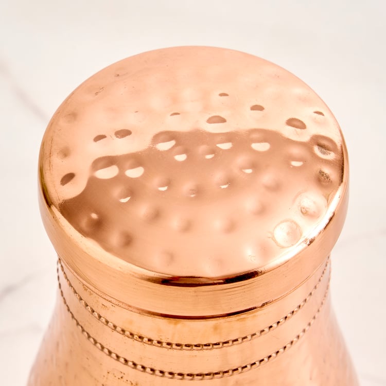 Infinity Rakhi Copper Bedside Decanter with Tumbler - 950ml