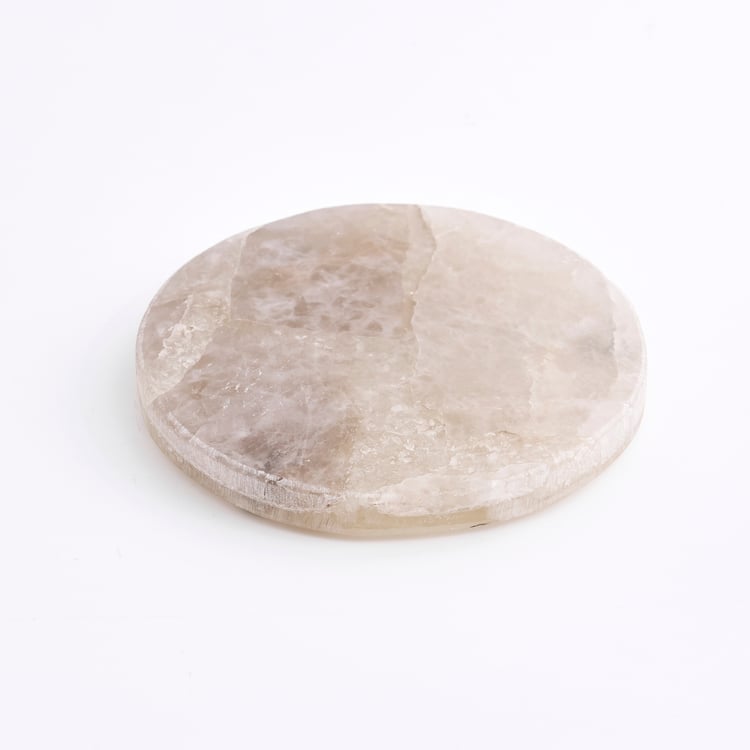 Stoneage Gills Agate Set of 4 Stone Coasters with Holder