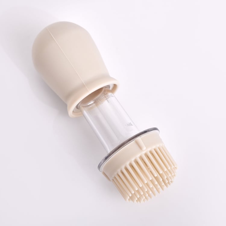 Pamolive Solin Glass Oil Bottle with Silicone Brush - 180ml